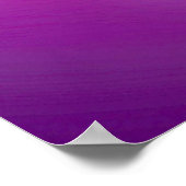 Lila Stimmung Poster (Ecke)