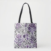 Lila Stimmung Tasche (Vorderseite)