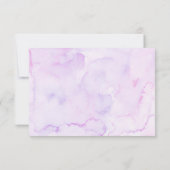 Lila Stock die Küche Dankeschön Karte (Rückseite)