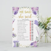 Lila Stock die Küche sagte er sagte sie (Stehend Vorderseite)