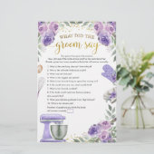 Lila Stock die Küche, was Groom sagt (Stehend Vorderseite)