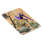 Lila Stolz über Kreuz in der Albuquerque Kirche Magnet (Rechte Seite)