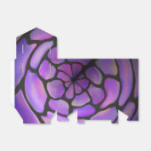 Lila Stone-Geschenktasche mit Bow Geschenkschachtel (Ungefaltet)