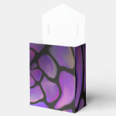 Lila Stone-Geschenktasche mit Bow Geschenkschachtel (Geöffnet)