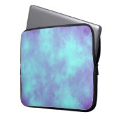Lila Storm Cloud Effect Electronics Bag Laptopschutzhülle (Vorderseite Links)