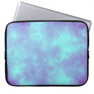 Lila Storm Cloud Effect Electronics Bag Laptopschutzhülle