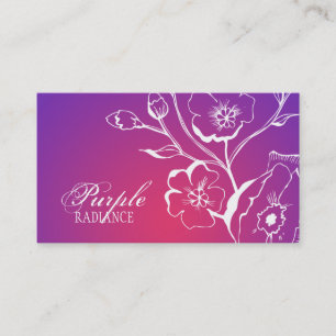 lila Strahlen 311-Lush Visitenkarte