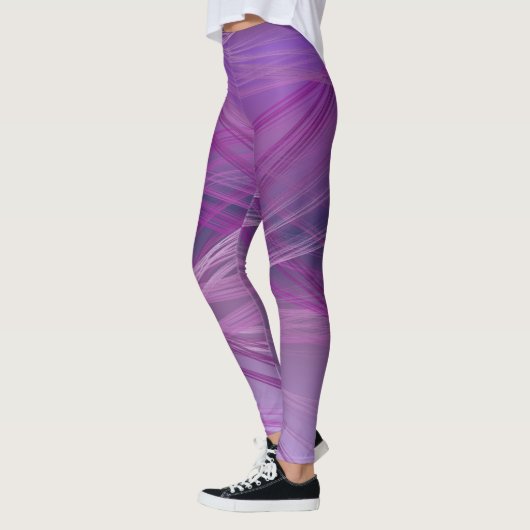 Lila Straßen Leggings (Links)