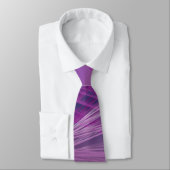Lila Streaks Neck Tie Krawatte (Gebunden)
