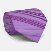 Lila Streaks Neck Tie Krawatte (Gerollt)
