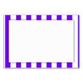 Lila Streifen (2. Farbe hinzufügen) Tischnummer (Rückseite)