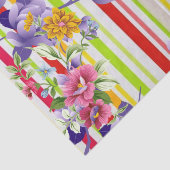 Lila Streifen aus Gewebepapier Seidenpapier (Ausschnitt)