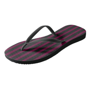 Lila Streifen Badesandalen