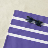 Lila Streifen, bis zum Strand Strandtuch (Beispiel)