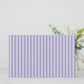 Lila Streifen Briefpapier (Stehend Vorderseite)