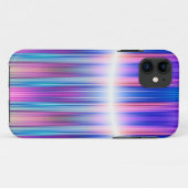 Lila Streifen Case-Mate iPhone Hülle (Rückseite (Horizontal))