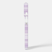 Lila Streifen Case-Mate iPhone Hülle (Rückseite / Links)