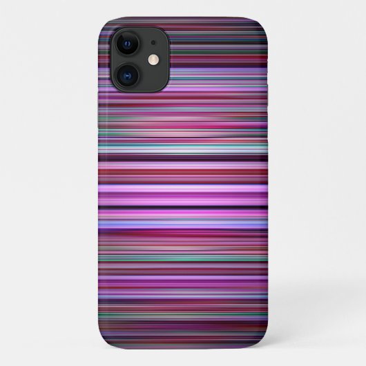 Lila Streifen Case-Mate iPhone Hülle (Rückseite)