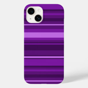 Lila Streifen Case-Mate iPhone 14 Hülle