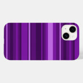 Lila Streifen Case-Mate iPhone Hülle (Rückseite (Horizontal))