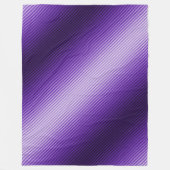 Lila Streifen diagonale Textur Fleecedecke (Vorderseite)