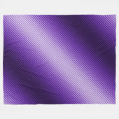 Lila Streifen diagonale Textur Fleecedecke (Vorderseite (Horizontal))