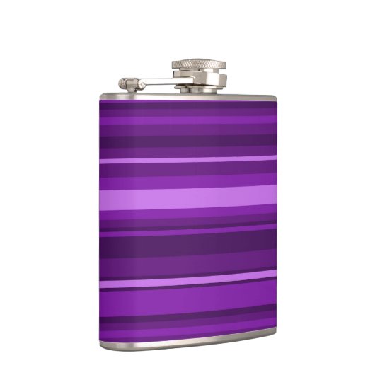 Lila Streifen Flachmann (Rechts)