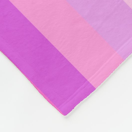 Lila Streifen Fleecedecke (Ecke)