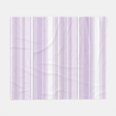 Lila Streifen Fleecedecke (Vorderseite (Horizontal))