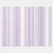 Lila Streifen Fleecedecke (Vorderseite (Horizontal))