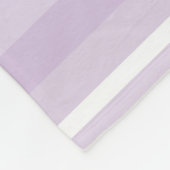 Lila Streifen Fleecedecke (Ecke)