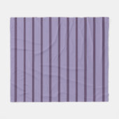 Lila Streifen Fleecedecke (Vorderseite (Horizontal))