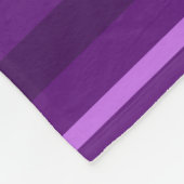 Lila Streifen Fleecedecke (Ecke)