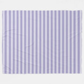 Lila Streifen Fleecedecke (Vorderseite (Horizontal))