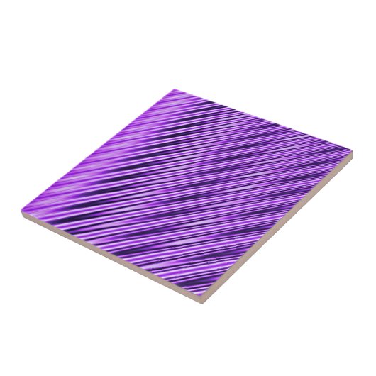 Lila Streifen Fliese (Seite)