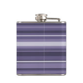 Lila Streifen für Monogramm-Härte Flachmann (Rückseite)