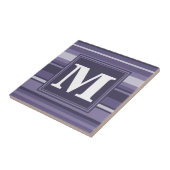 Lila Streifen für Monogramm-Härte Fliese (Seite)