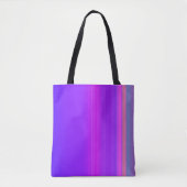 Lila Streifen (gedreht) Tasche (Vorderseite)