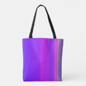 Lila Streifen (gedreht) Tasche (Rückseite)