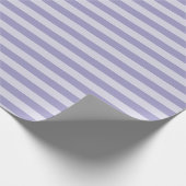 Lila Streifen Geschenkpapier (Ecke)