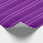 Lila Streifen Geschenkpapier (Ecke)
