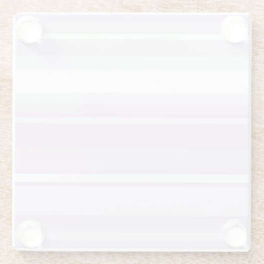 Lila Streifen Glasuntersetzer (Rückseite)