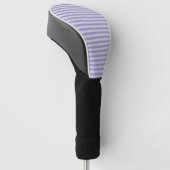 Lila Streifen Golf Headcover (angewinkelt)