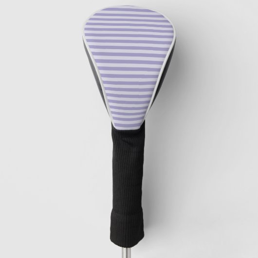 Lila Streifen Golf Headcover (Vorderseite)