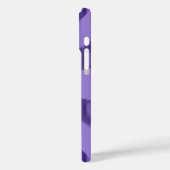 Lila Streifen-Hintergrund Case-Mate iPhone Hülle (Rückseite / Links)