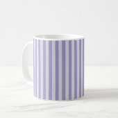 Lila Streifen Kaffeetasse (Vorderseite Links)