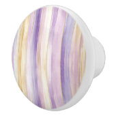 Lila Streifen Keramikknauf (Rechts)
