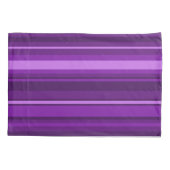 Lila Streifen Kissenbezug (Rückseite)