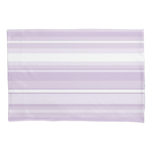 Lila Streifen Kissenbezug (Vorderseite)