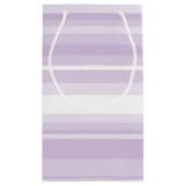 Lila Streifen Kleine Geschenktüte (Rückseite)